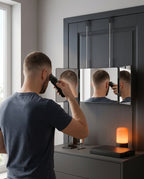 Miroir de beauté pliable à vue panoramique – pour la coiffure, la barbe et les soins – image du produit 10