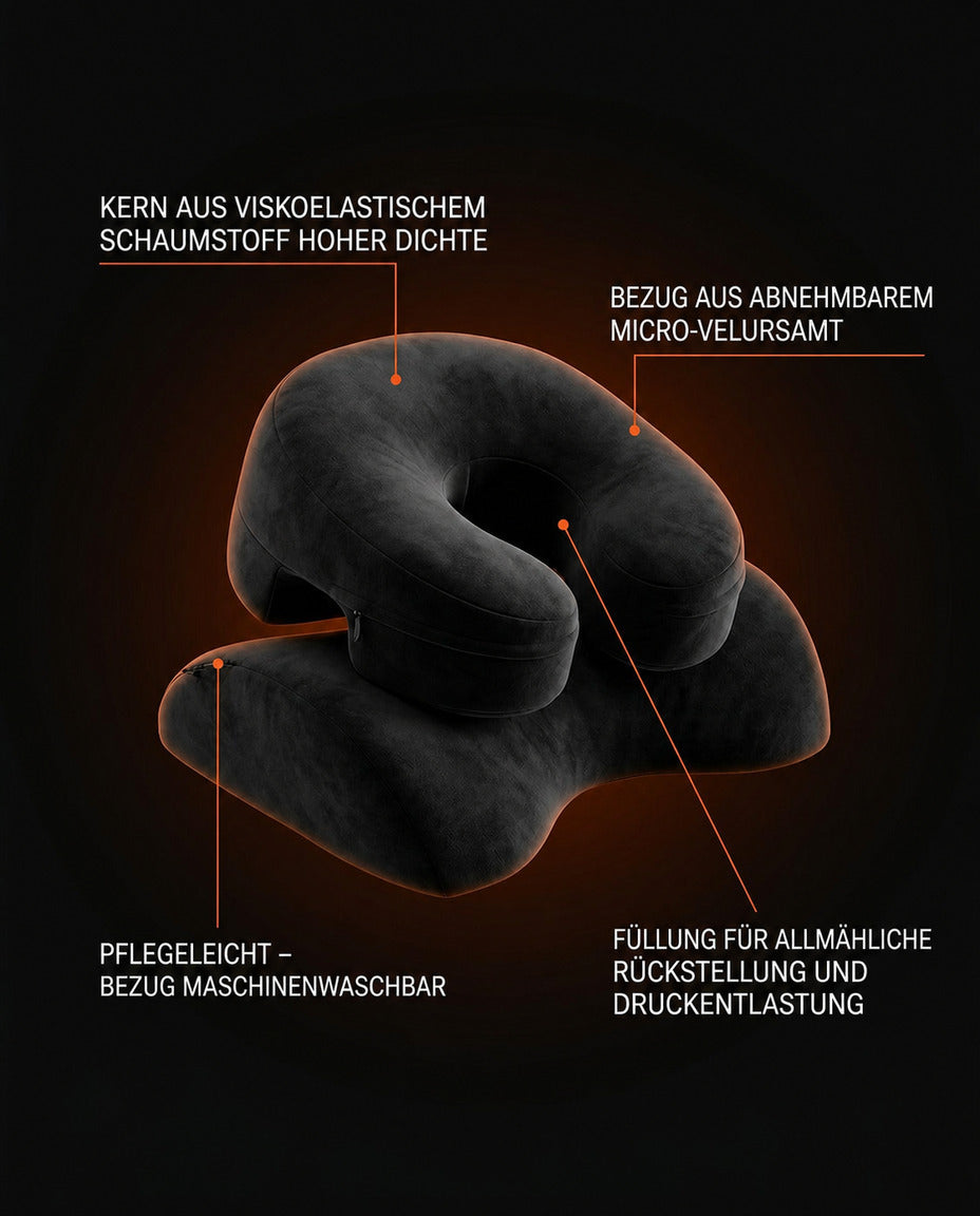 Oreiller pour dormeur sur le ventre avec appui pour la poitrine – soutien ergonomique pour la position ventrale – image du produit 8