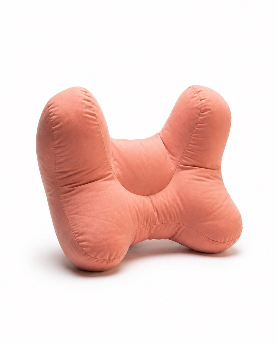 Oreiller pour dormir sur le côté avec creux pour la tête – oreiller beauté conçu contre les plis du sommeil – image du produit 10