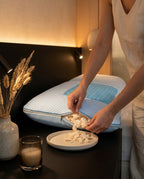 Memory foam pillow with adjustable fill – custom height for restful sleep – product image 11