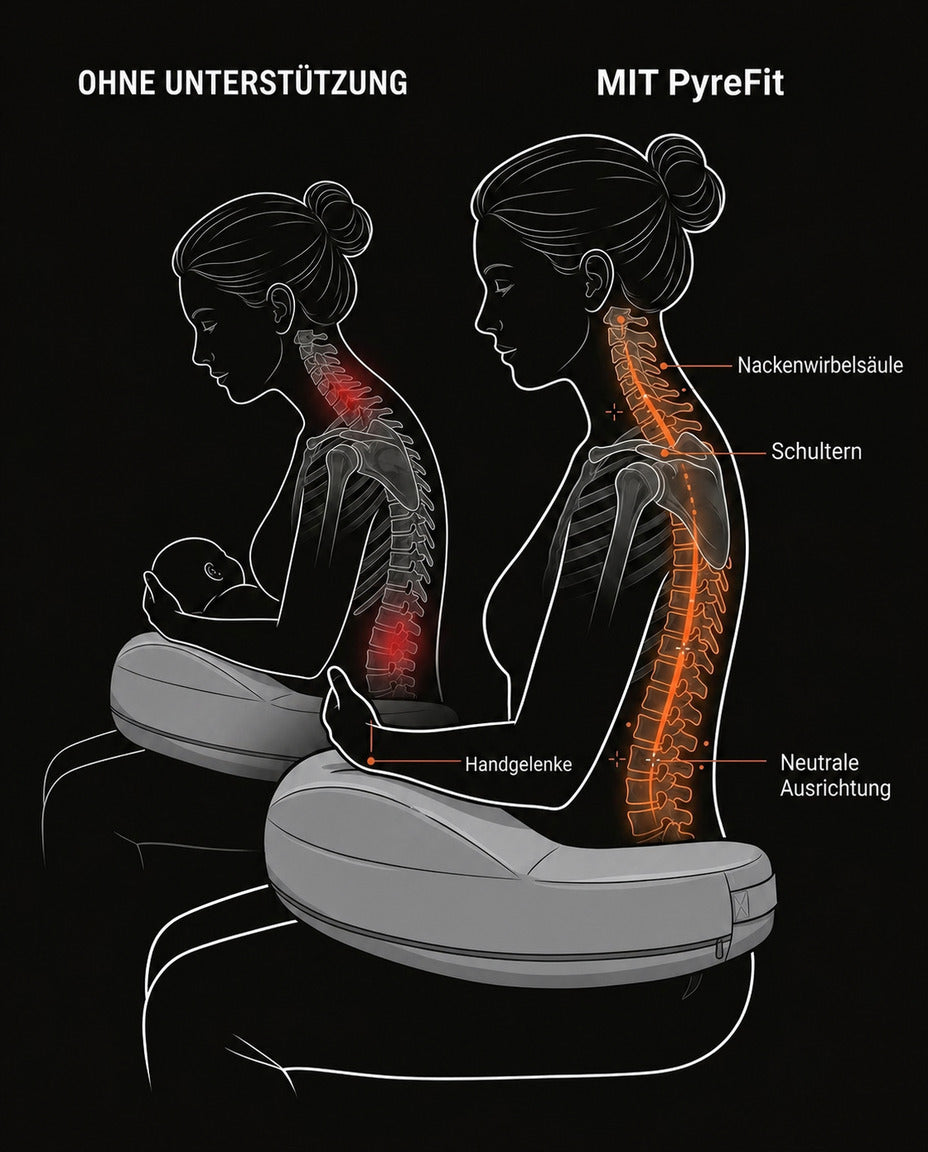 Ergonomically shaped nursing pillow – takes the strain off arms and shoulders while feeding – product image 8