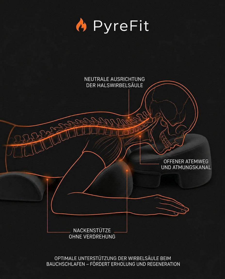 Oreiller pour dormeur sur le ventre avec appui pour la poitrine – soutien ergonomique pour la position ventrale – image du produit 9