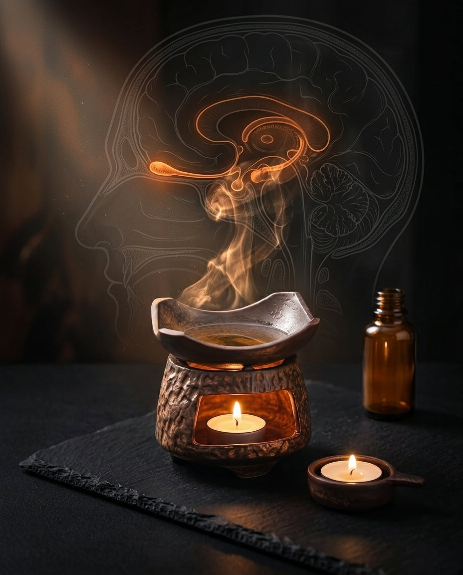 Lampe à parfum en céramique pour lampion – douce lueur de chandelle pour des soirées relaxantes – image du produit 11