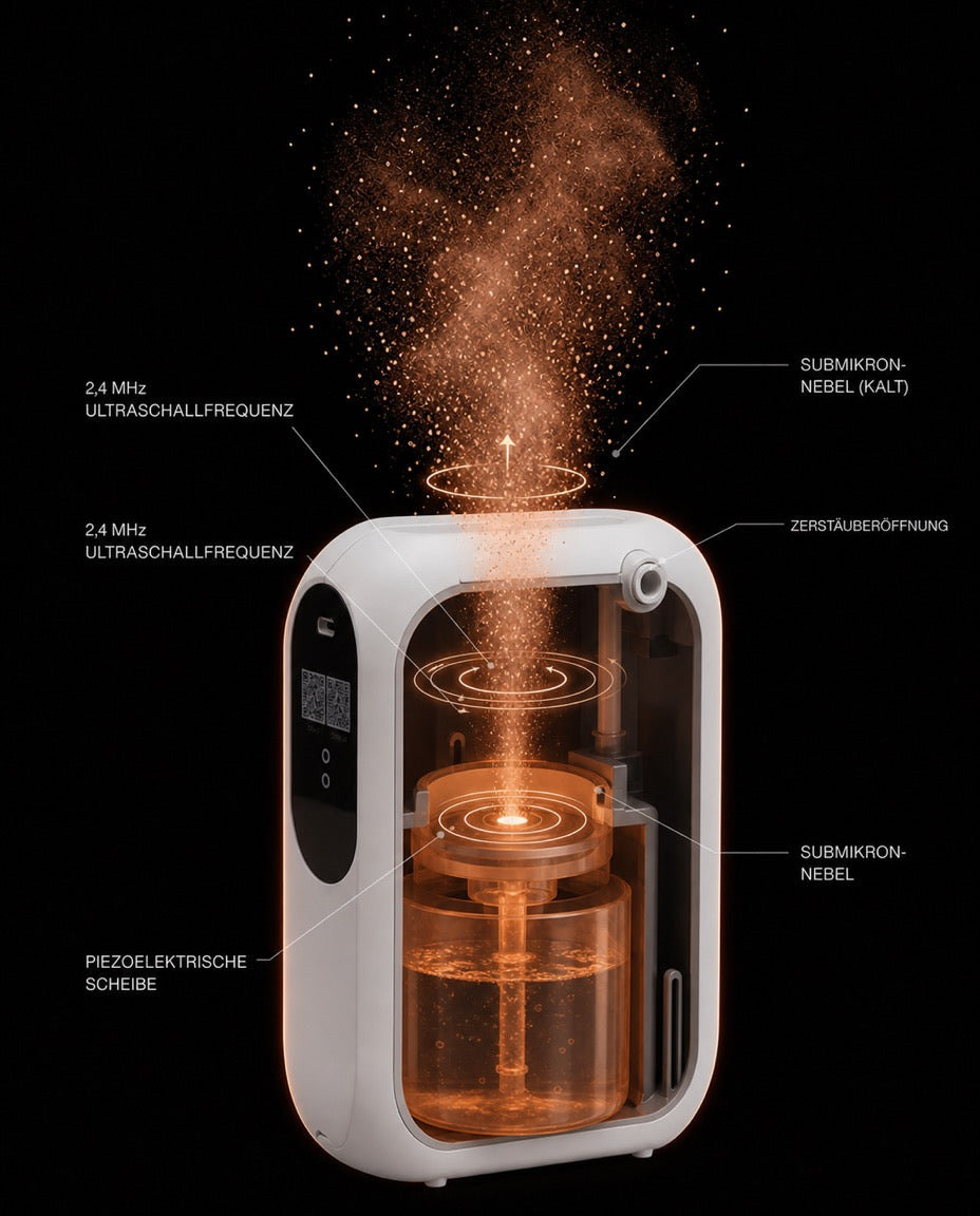 Aroma diffuser with app control – fine mist and soft light for essential oils – product image 11