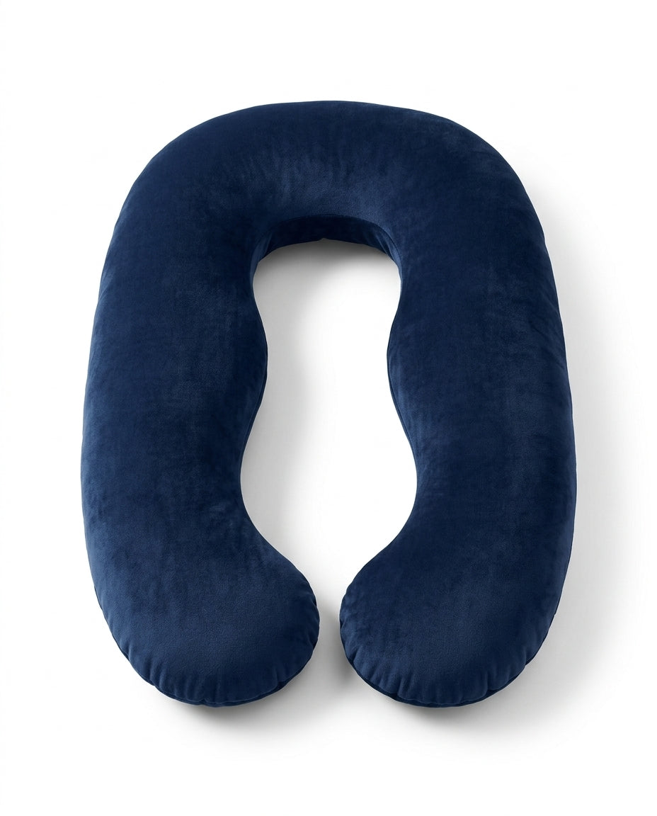 Oreiller en U pour dormir sur le côté – oreiller corporel pour un sommeil réparateur et pendant la grossesse – image du produit 9