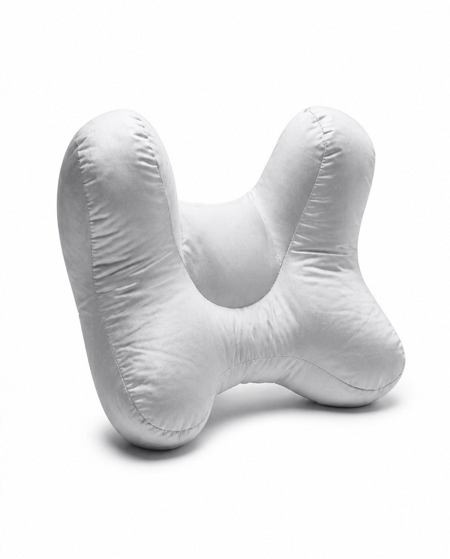 Oreiller pour dormir sur le côté avec creux pour la tête – oreiller beauté conçu contre les plis du sommeil – image du produit 11