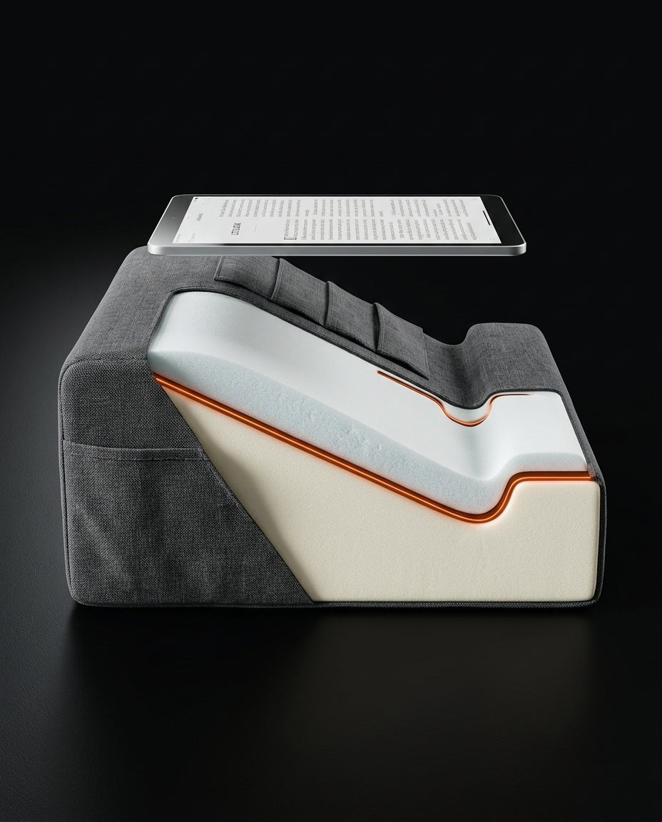 Tablet pillow with holder – hands-free reading and a comfy spot for your laptop – product image 12