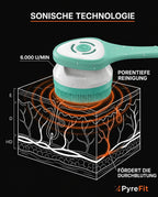 Long-handled back brush – electric, with detachable handheld unit for full-body care – product image 13