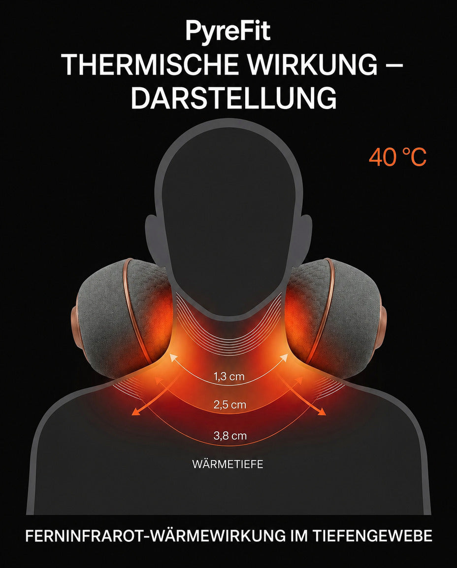 Neck massager for neck, shoulders and back – with heat and intensity levels – product image 12