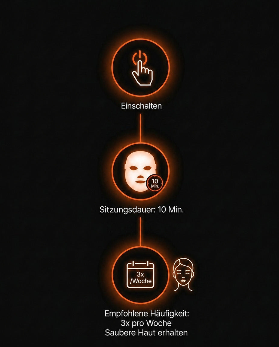 LED face mask for home use – multiple light modes for a calm evening skin care routine – product image 12
