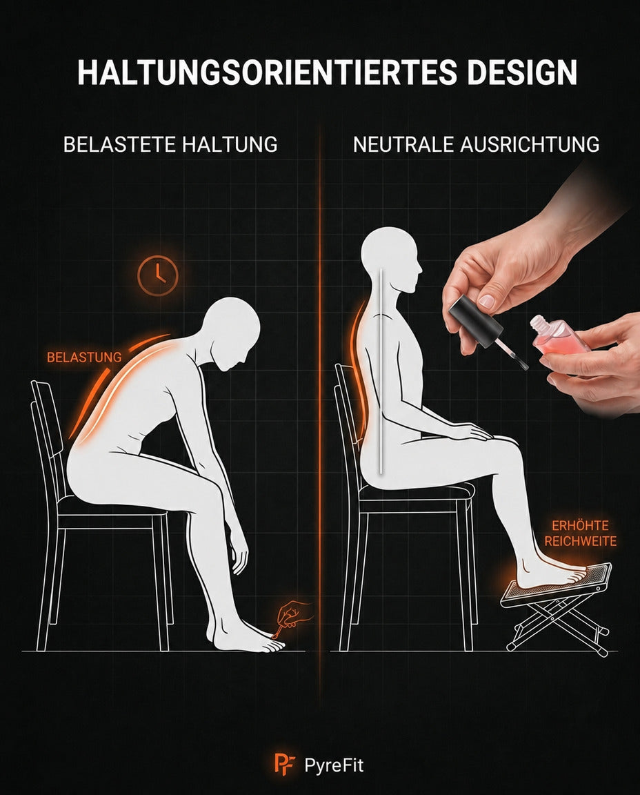 Adjustable Folding Footrest – Raised Platform for Foot Care and Seating Comfort – product image 12