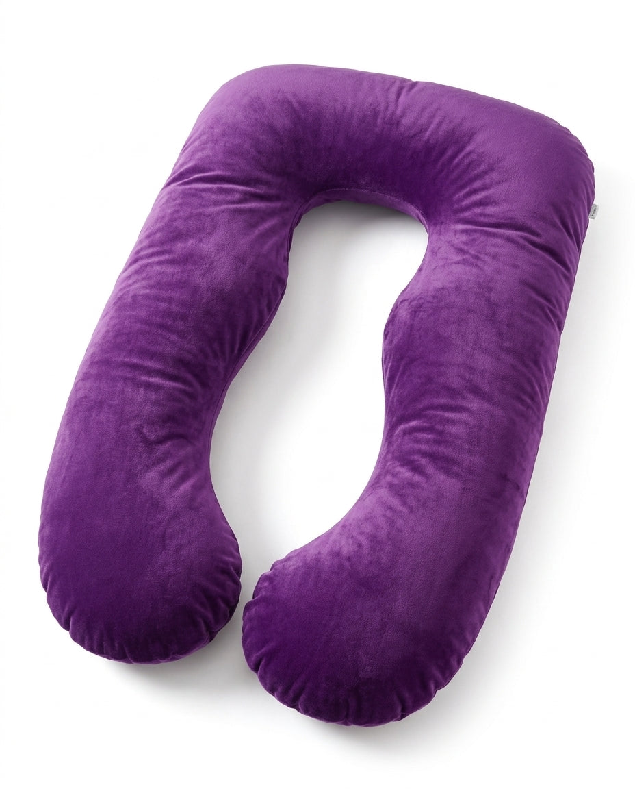 Oreiller en U pour dormir sur le côté – oreiller corporel pour un sommeil réparateur et pendant la grossesse – image du produit 10