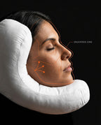 Side sleeper pillow with head cradle – beauty pillow designed against sleep creases – product image 13