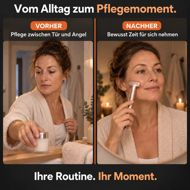 Red light facial device – from everyday life to a self-care moment