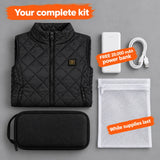 Complete Set: Feinora, 20,000 mAh power bank, charging cable, laundry bag and storage bag
