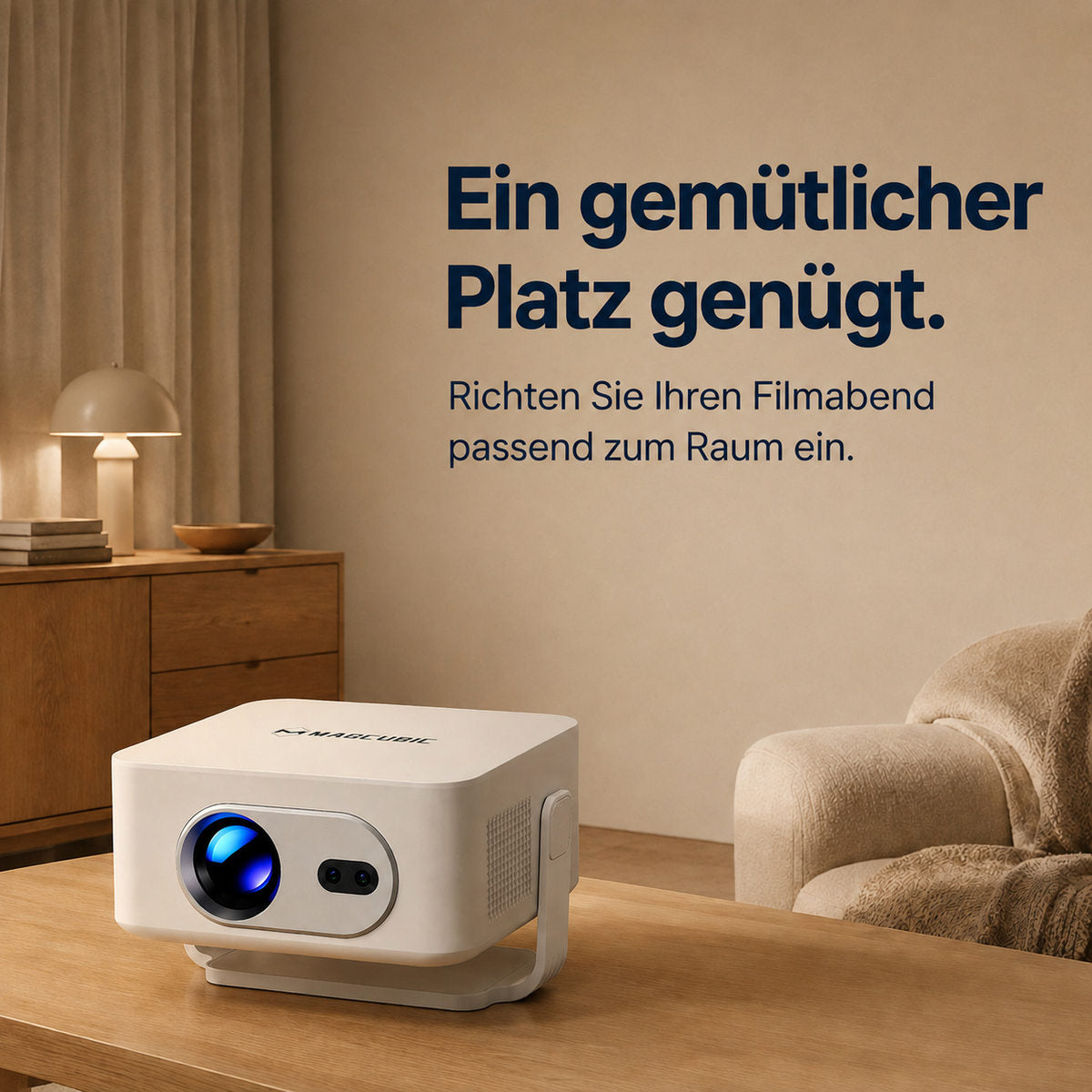 Magcubic HY300MAX – A cozy spot is all you need.