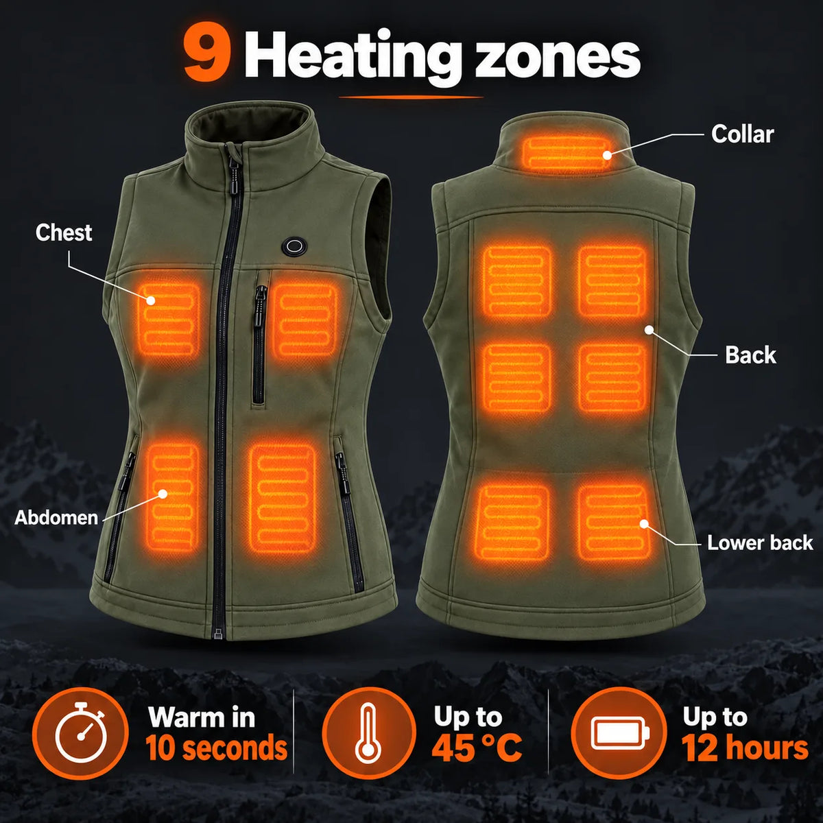 PyreFit Mellora – Women's Heated Vest
