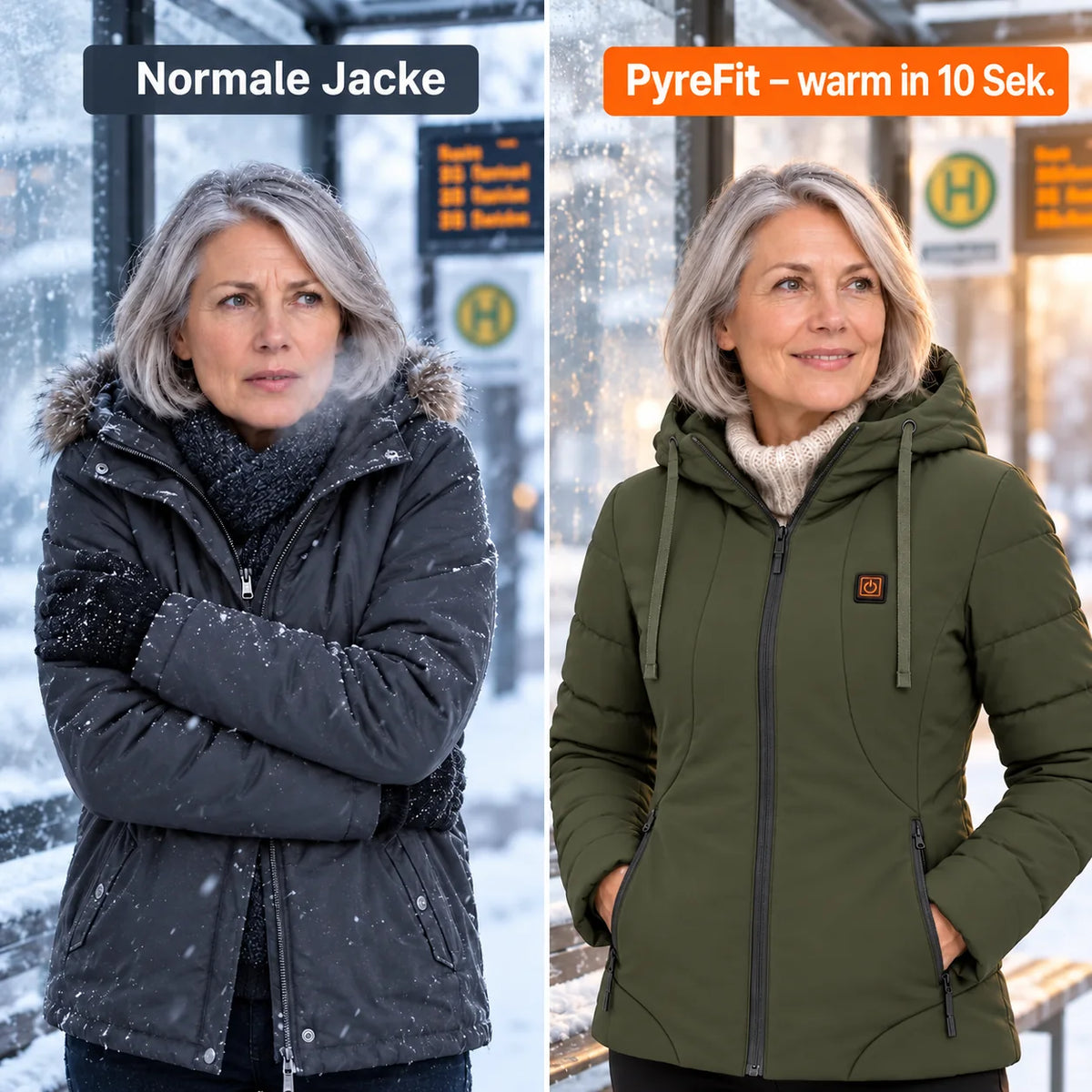 PyreFit Alpina en olive – comparaison