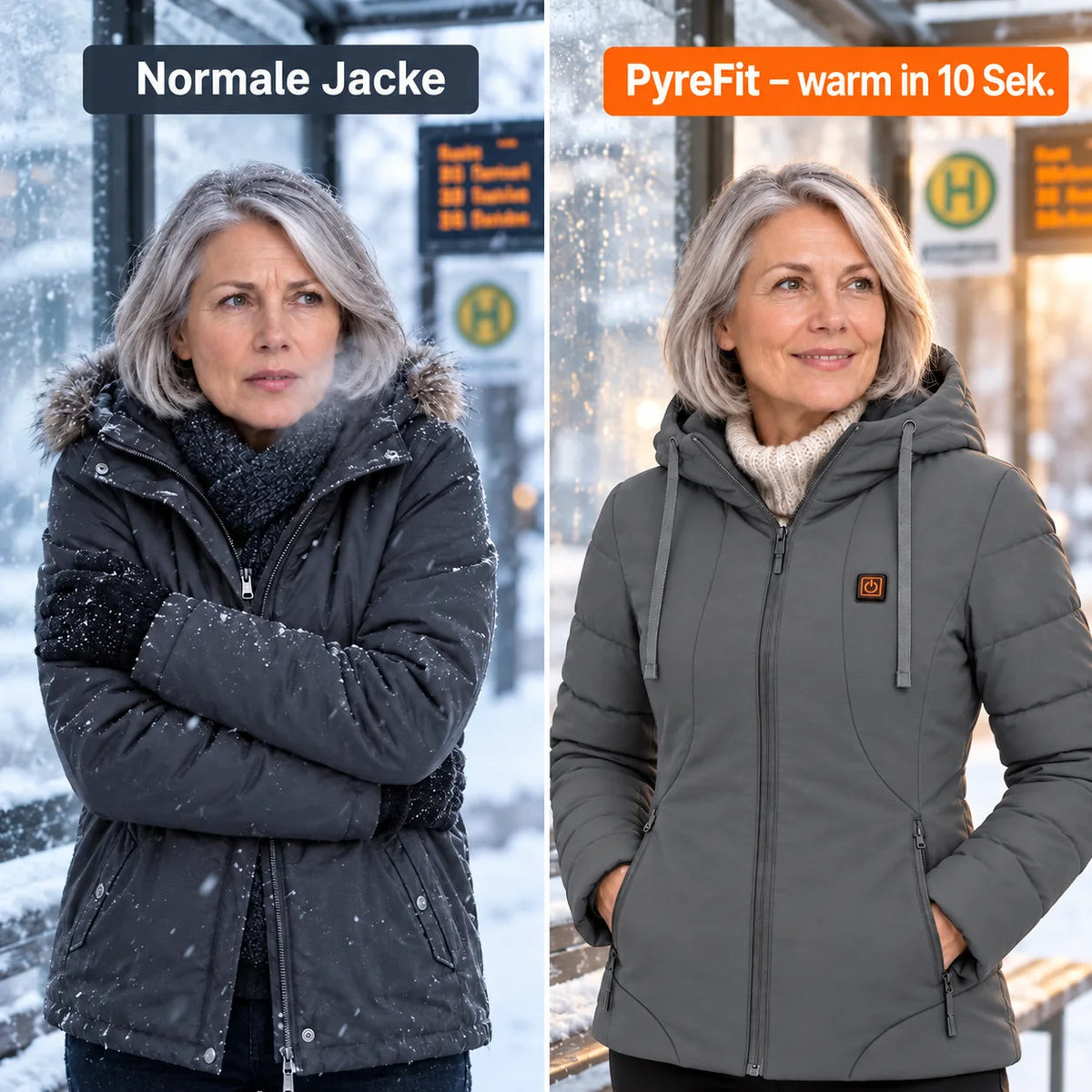 PyreFit Alpina en gris – comparaison