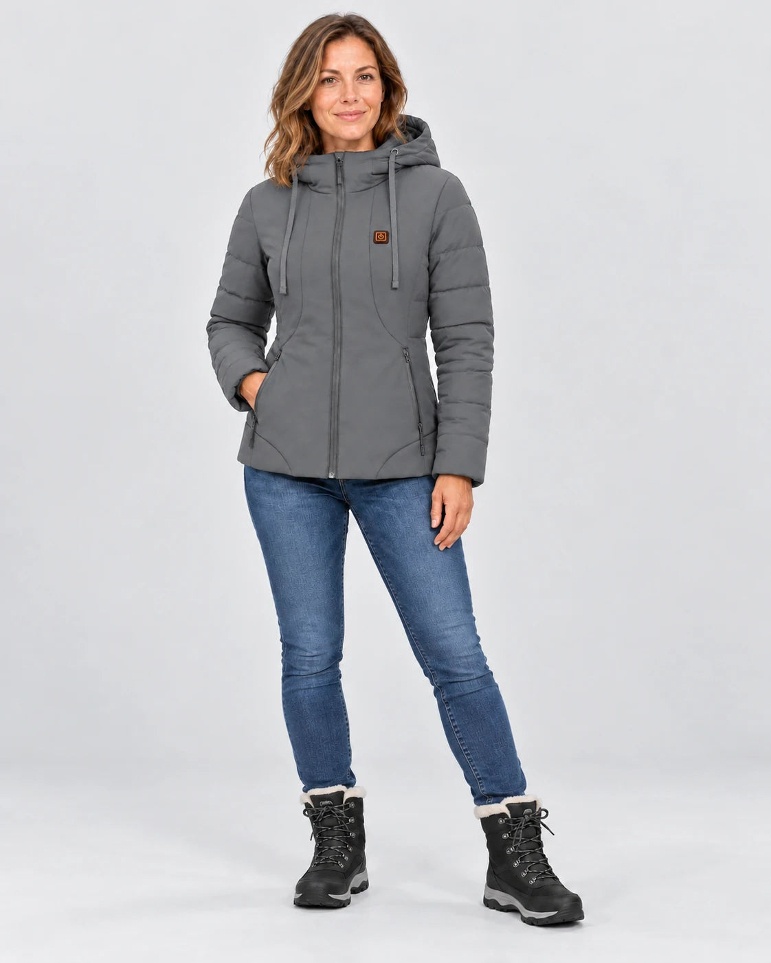 PyreFit Alpina en gris – vue en pied