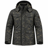 Manteau chauffant camouflage pour homme PyreFit Alpino, vue du produit sans mannequin