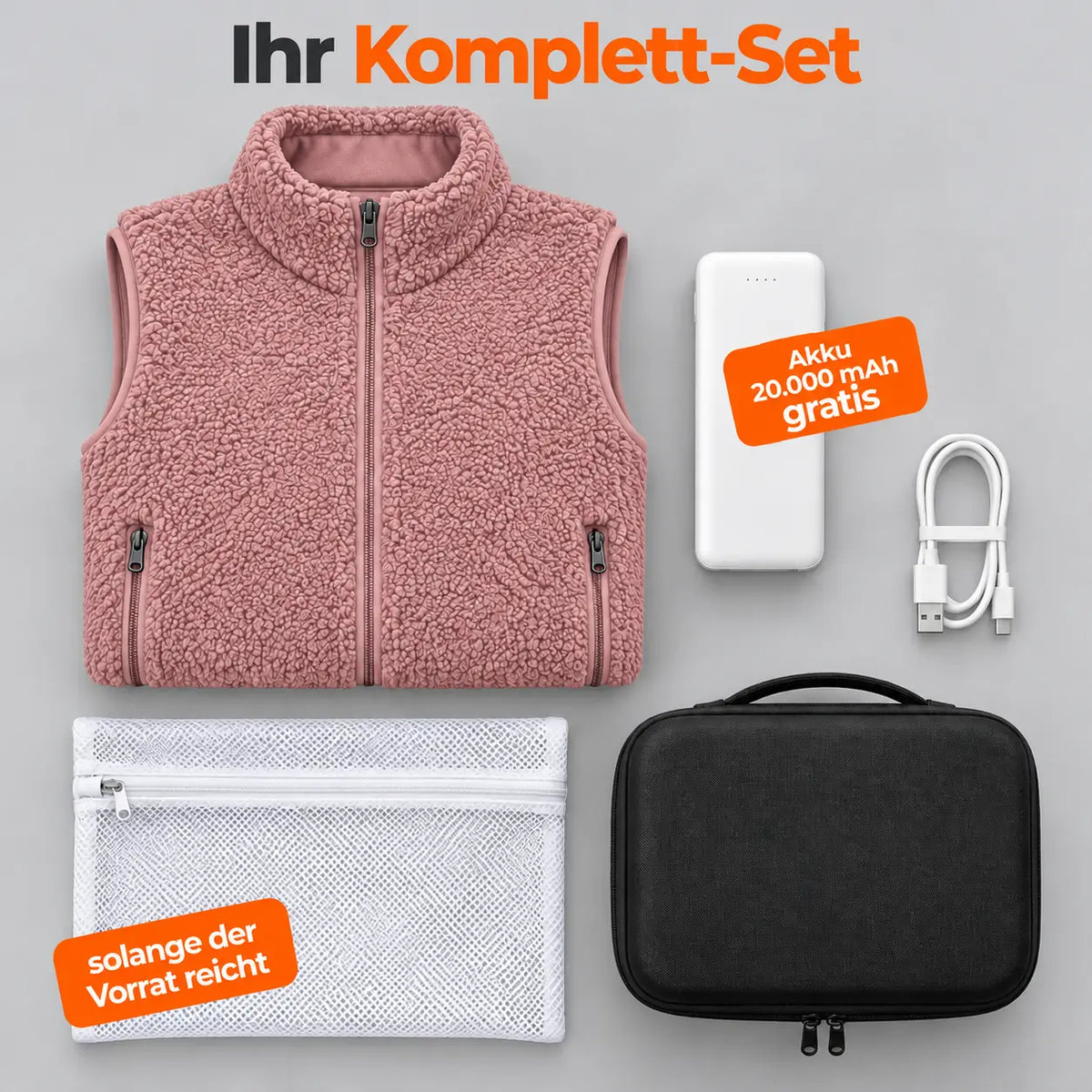 PyreFit Amparo en rose – ensemble complet