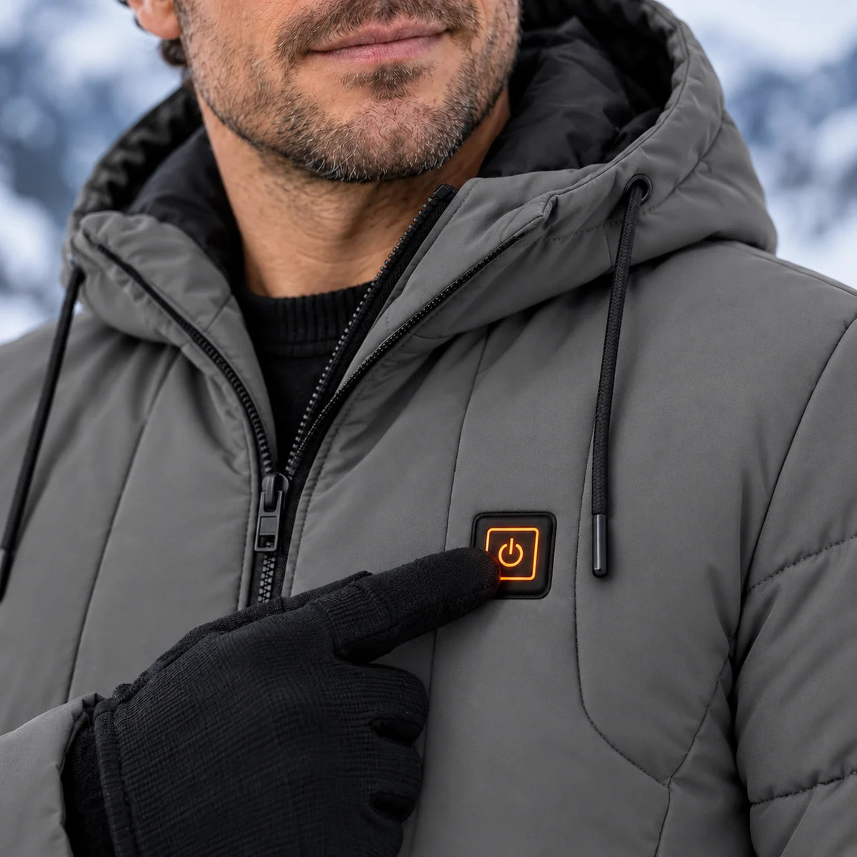 PyreFit Apexia in grey – controls close-up
