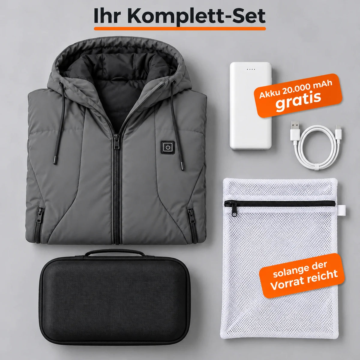PyreFit Apexia en gris – ensemble complet