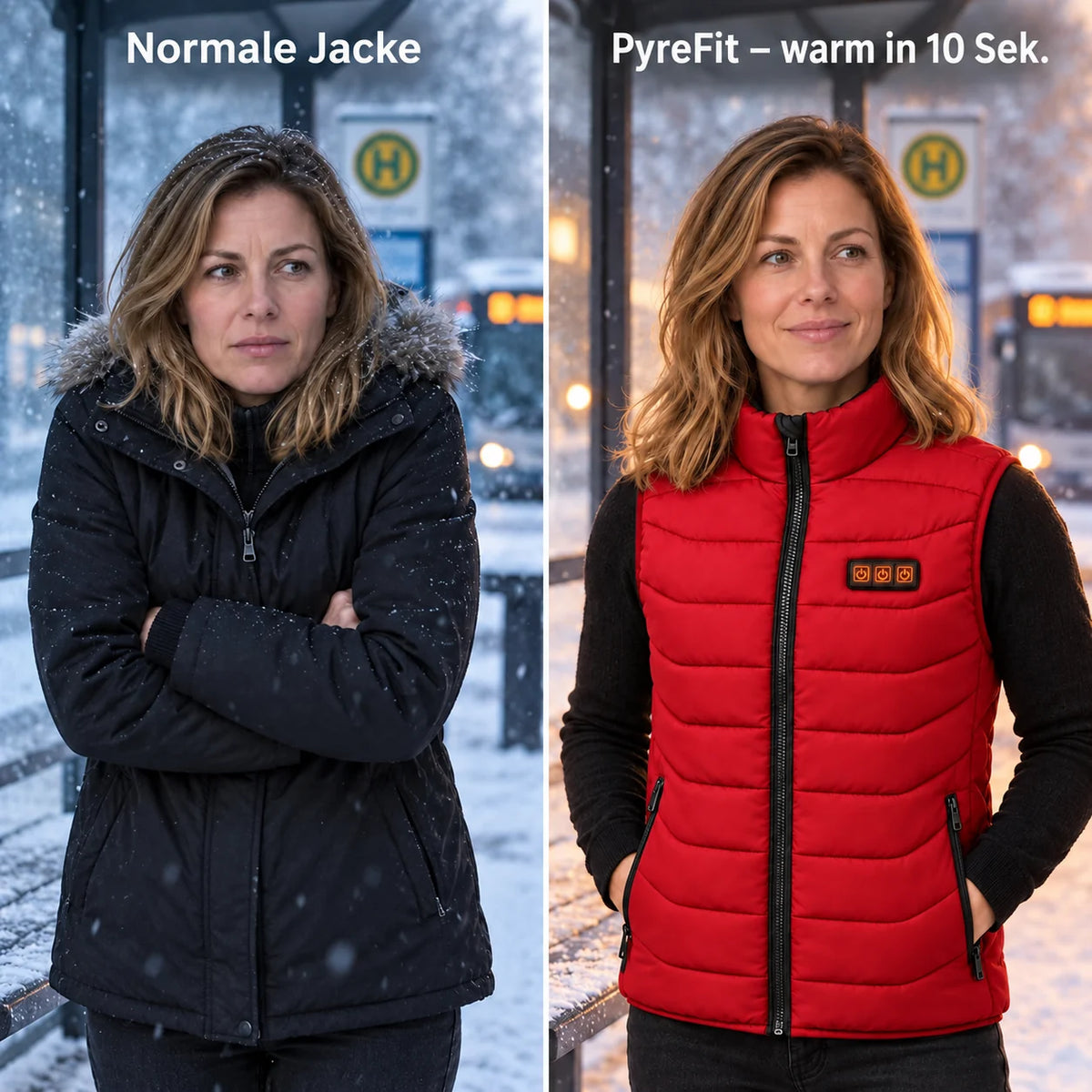 PyreFit Aurina en rouge – comparaison