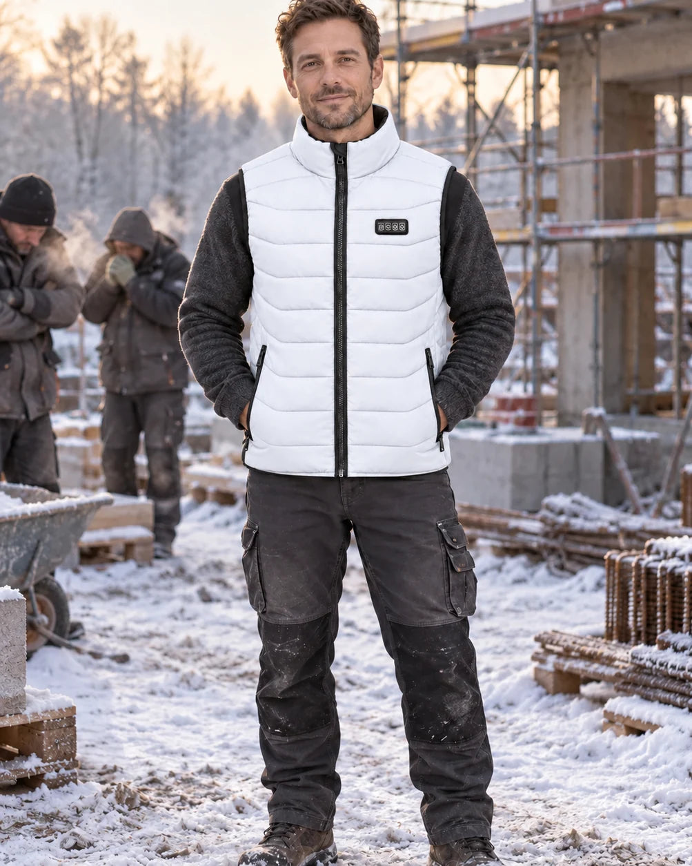 PyreFit Aurina in white – everyday winter wear