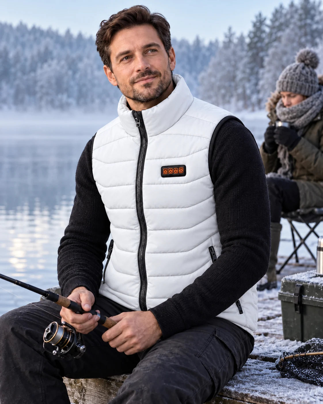 PyreFit Aurina in white – everyday winter wear