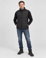 Unisex heated vest PyreFit Aurina, full-length view