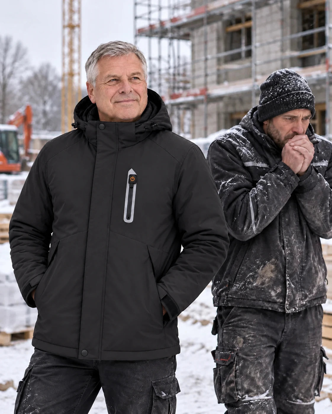 PyreFit Calvero en noir – au quotidien en hiver
