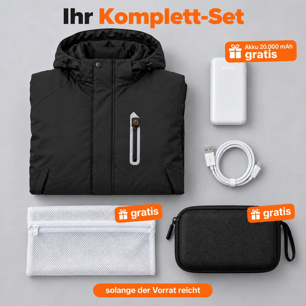 PyreFit Calvero en noir – ensemble complet