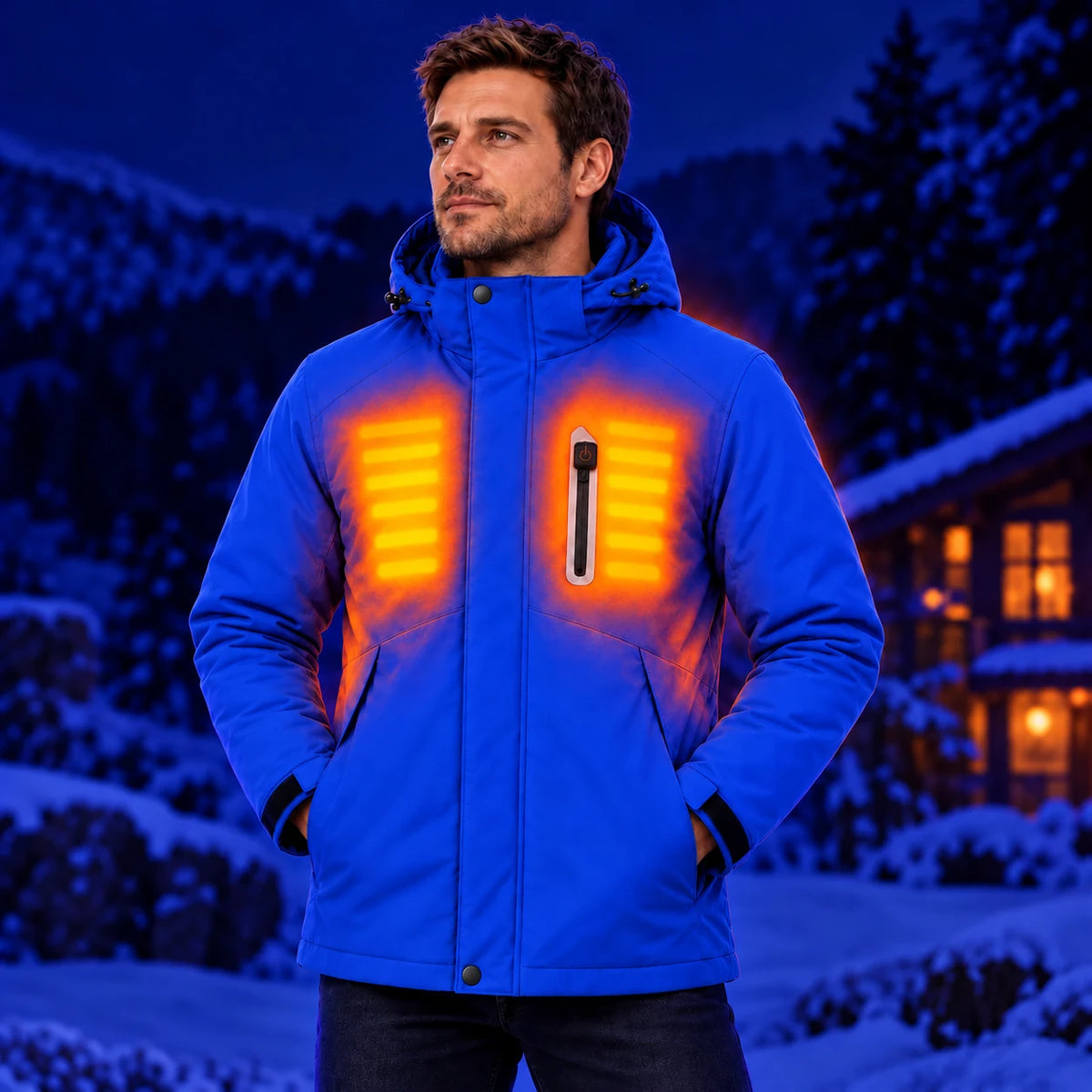 PyreFit Calvero en bleu marine – chaleur en hiver