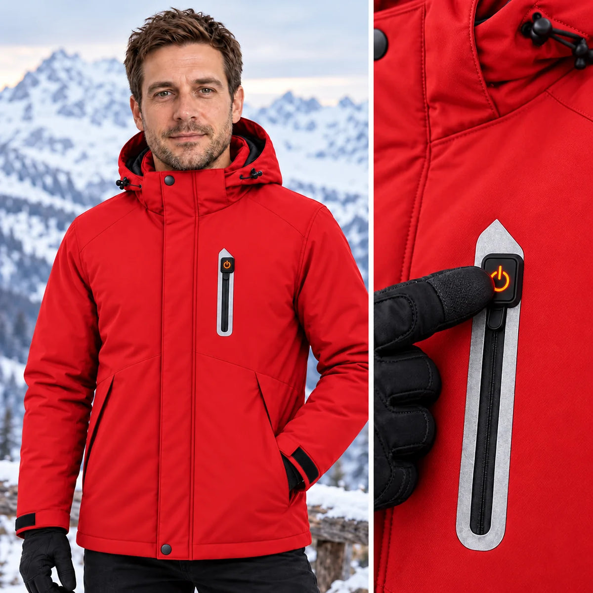 PyreFit Calvero en rouge – gros plan sur les commandes
