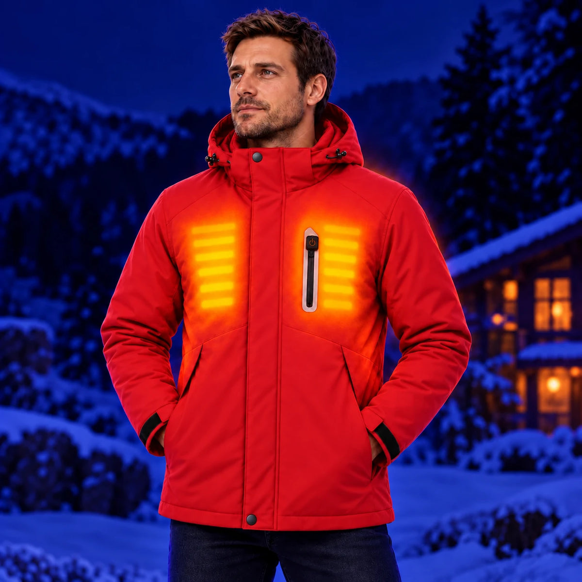 PyreFit Calvero en rouge – chaleur en hiver