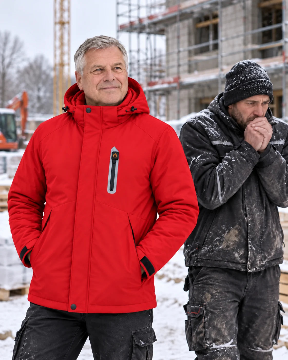 PyreFit Calvero en rouge – au quotidien en hiver