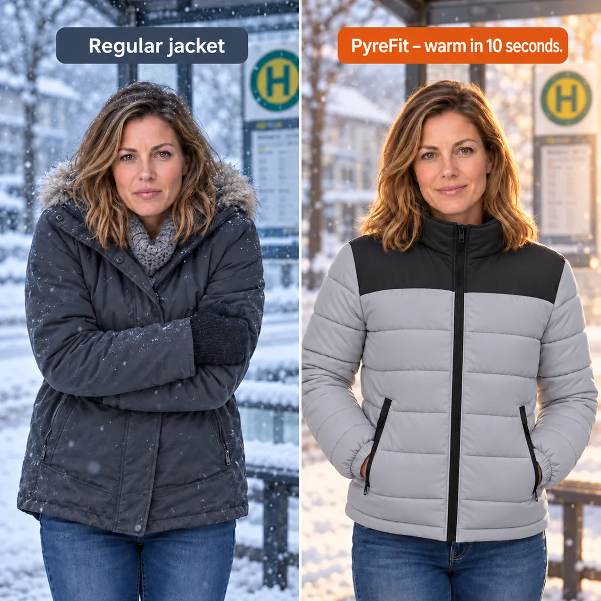 PyreFit Expelia in grey – comparison