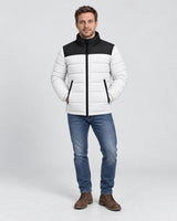 Heated puffer jacket PyreFit Expelia, full-length view