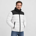 Heated puffer jacket PyreFit Expelia, worn, front view