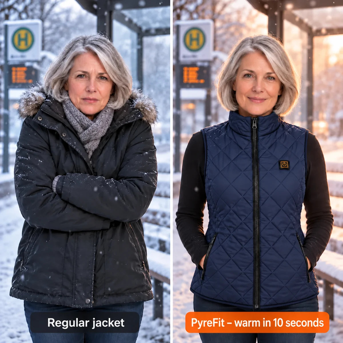 PyreFit Feinora in navy – comparison
