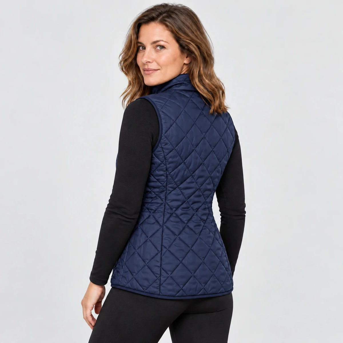 PyreFit Feinora in navy – back view
