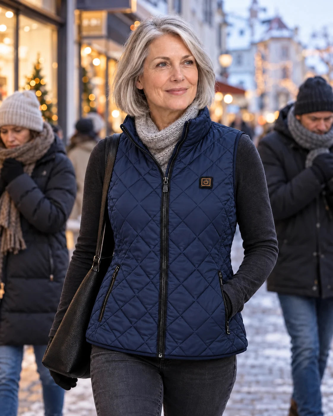 PyreFit Feinora in navy – everyday winter wear