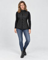 Women's heated vest PyreFit Feinora, full-length view