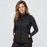 Women's heated vest PyreFit Feinora, worn, front view