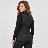 Women's heated vest PyreFit Feinora, back view
