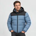 Manteau matelassé chauffant unisexe PyreFit Gletor, porté, vue de face