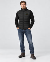 Veste chauffante sans manches unisexe PyreFit Matrixor, vue en pied