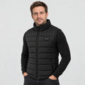 Veste chauffante sans manches unisexe PyreFit Matrixor, portée, vue de face